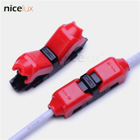 5pcs I Shape Quick Splice Wire Wiring Electrical Connector For 1 Pin