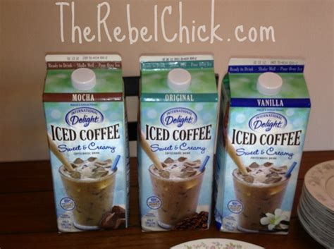 Coffee, iced coffee, flavored vodka, ground coffee, coffee, cold water and 1 more. International Delight Iced Coffee Flavors - The Rebel Chick