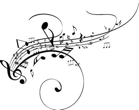 Music Notes Swirl Illustrations Royalty Free Vector Graphics And Clip