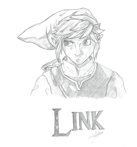 Legend Of Zelda Link Drawing At Explore Collection