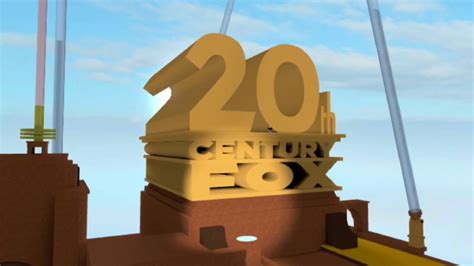 20th Century Fox Logo On Roblox Roblox Studio And Roblox Jogando