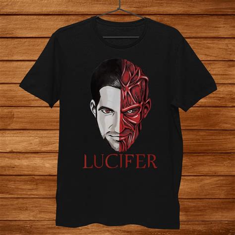 Lucifer Devil Face T Shirt T For Satan Fans Men Teeuni