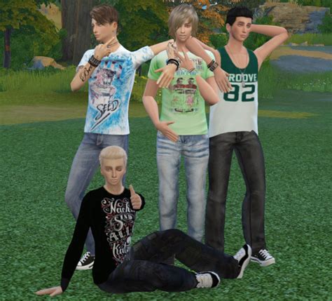 Bff Group Pose At Chaleara´s Sims 4 Poses Sims 4 Updates