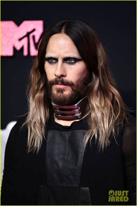 Jared Leto Sports Dark Eyeshadow And Heeled Boots For Mtv Vmas 2023 With Brother Shannon Photo