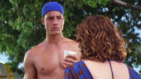 Justin Hartley Shirtless In Spring Breakdown