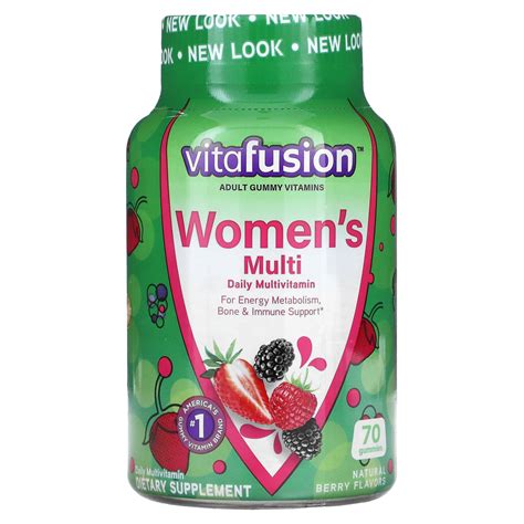 Vitafusion Womens Multi Daily Multivitamin Natural Berry 70 Gummies