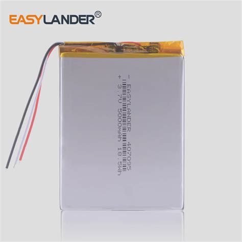 37v 5000mah Polymer Lithium Ion Battery Li Ion Battery For Tablet Pc