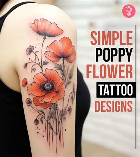 Top 55 Poppy Flower Tattoo Ideas And Their Meanings