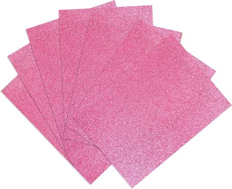 Unimall Purple Red Glitter Card Paper 32 Sheets Creative