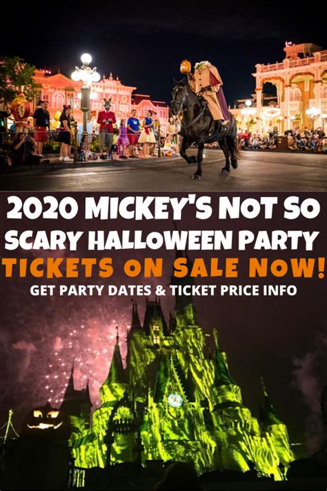 Mickeys Not So Scary Halloween Party 2020 Datestickets And Prices