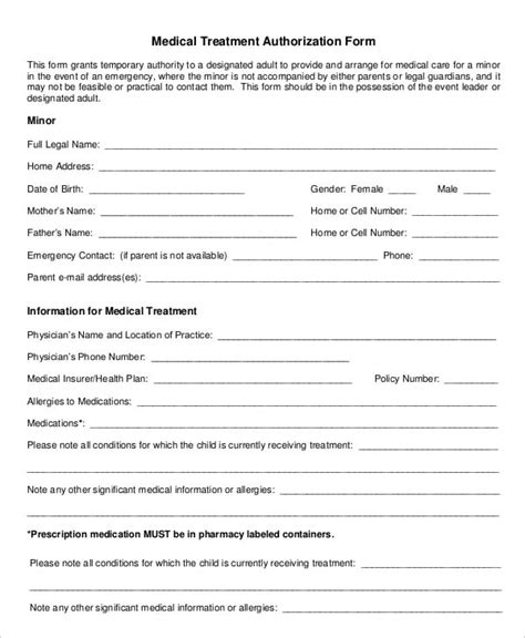 Printable Authorization To Release Information Form Printable Forms