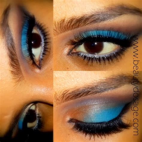 Dark New Years Eve Makeup: Blue and Gold eye makeup/ Make ... Check out these inspiration photos and you'll see what i mean!