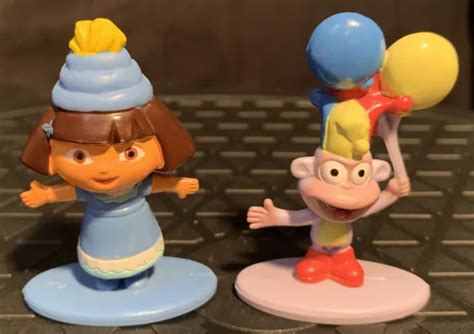 Dora The Explorer And Boots Figure Cake Toppers Toy Figures 1650 Picclick