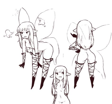 Rule 34 Aerie Bravely Default Angry Annoyed Arched Back Ass Behind