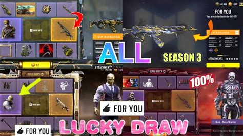 For You Lucky Draws Season 10 Codm Legendary Lucky Draws Call Of