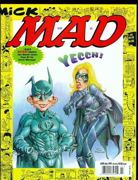 Mad Magazine Cover Batman Mad Magazine Vintage Comics Comics
