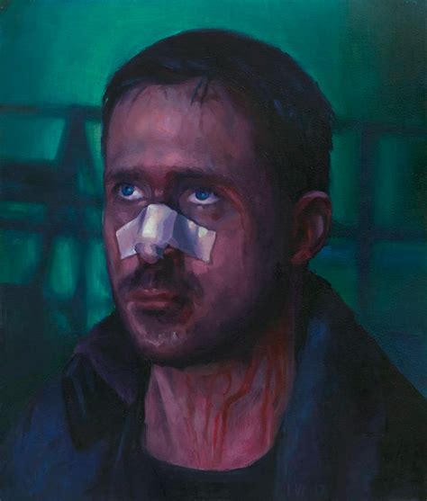 Blade Runner Fine Art Print Of Ryan Gosling Etsy