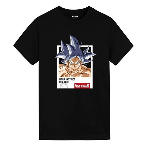 Goku T Shirt Dragon Ball Anime Graphic Tees Wishiny