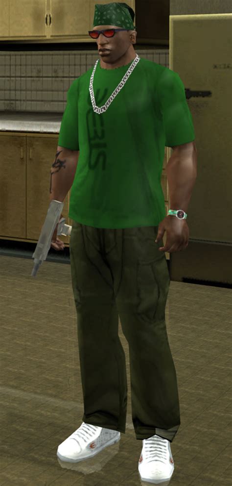 Carl Johnson Cj Grand Theft Auto San Andreas Gta Profile 1