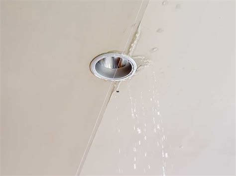 First off, if you see water leaking from any light fixture, do these 3 things asap: water leaking from light fixture in ceiling ...