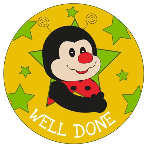 Dotty Stickers Well Done Minibugs Nurseries