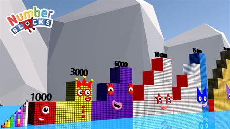 Looking For Numberblocks Step Squad 1 To 10 Vs 1000 To 55 Million Huge