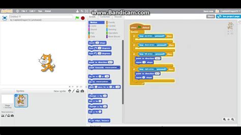Scratch Tutorials 1 Introduction Making A Sprite Move Youtube