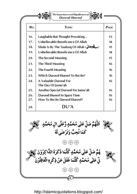 The Importance And Significance Of Durood Shareef By Hazrat Moulana A