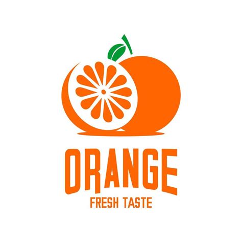 Orange Fruit Logo 8579216 Vector Art At Vecteezy