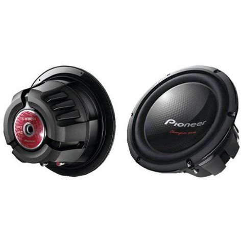 Pioneer Ts W260s4 10 Single 4 Ohm Champion Series Car Subwoofer By