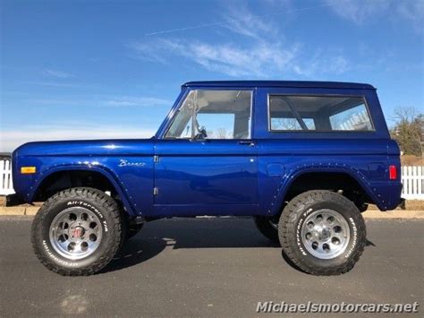 1977 Ford Bronco 18134 Miles Blue V8 Automatic Classic Ford Bronco