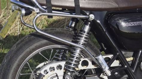 Motone Pannier Luggage Rails Pair Polished For 2016 Triumph