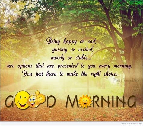 Good morning sabhi ko bhagavan karo aap ka din accha ho. Good Morning - Being happy or sad… - DesiComments.com