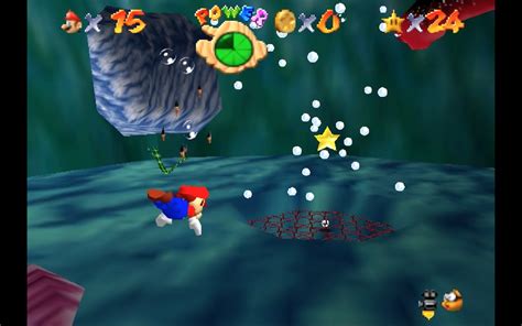 Super Mario 64 Jolly Roger Bay Through The Jet Stream 1080 Hd