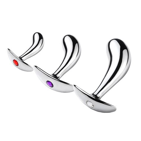 3pcsset Stainless Steel Anal Plug Anal Training Sex Tools G Spot