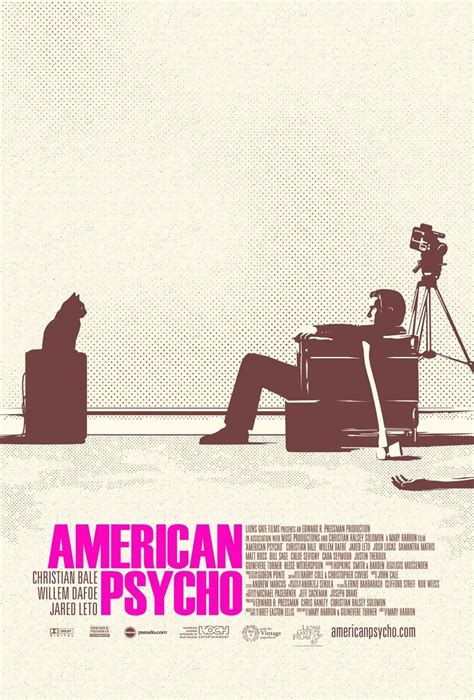 American Psycho Posterspy American Psycho Poster Alternative Movie