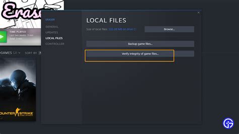 Steam Unable To Sync Your Files Error Fix Gamer Tweak