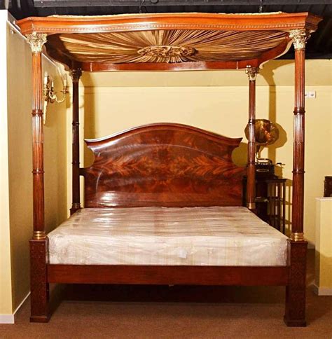 For Sale on 1stdibs - This is an exquisite bespoke mahogany Four Poster ...