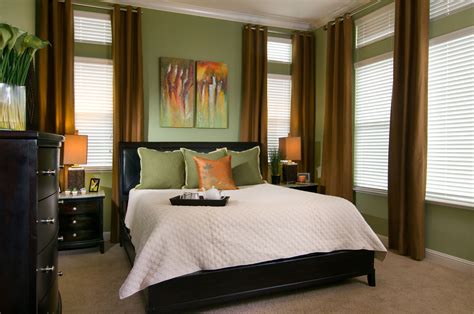An Updated Soothing Yet Colorful Master Bedroom With