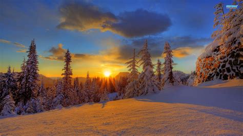 Snowy Mountain Sunset Pictures Epic Wallpaperz