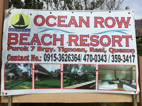 Ocean Row Beach Resort In Real Quezon