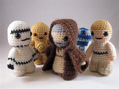 Star Wars Mini Amigurumi Patterns Gadgetsin Star Wars Crochet Star