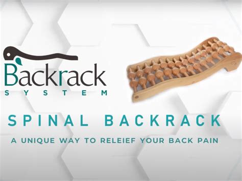 Spinal Backrack Unique Patented Technology To Treat Back Pain