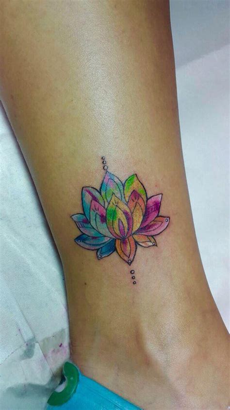 Lotus Flower Tattoo Designs Ankle Best Design Idea