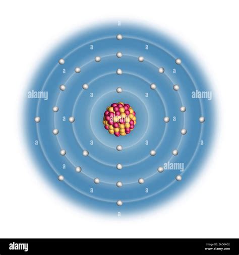 Krypton Kr Diagram Of The Nuclear Composition And Electron