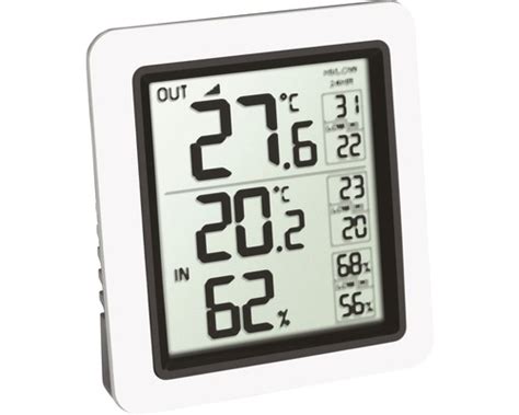 427 artikel für „thermometer innen bei mercateo, der beschaffungsplattform für geschäftskunden. Funk-Thermometer innen/außen digital kabellos, ohne ...