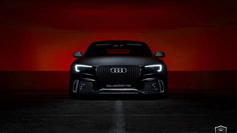 Black Audi S5 Front View Dark Wallpaper Audi Wallpapers Cars