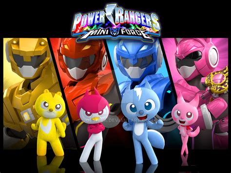 Power Rangers Mini Force By Joeshiba Power Rangers Ranger Power