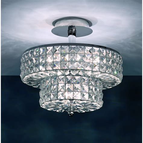 Check out our crystal ceiling light selection for the very best in unique or custom, handmade pieces from our chandeliers & pendant lights shops. Impex Lighting Dijon 5 Light Semi Flush Ceiling Light at ...