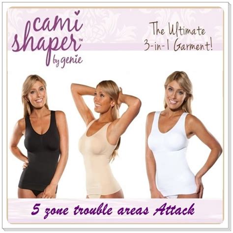 Cami Shaper By Genie Bra Instant Slim